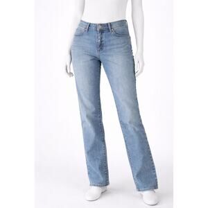Levi’s 505 Straight Leg Jeans 33x32 Women’s 14 Light Wash Mid Rise Denim baggy